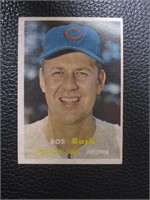 1957 TOPPS #137 BOB RUSH CHICAGO CUBS