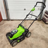 Greenworks 40V Mower w battery no charger