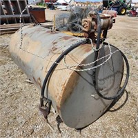 250gallon Fuel Tank w electric pump as is