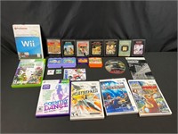 Assortment of video, games, and manuals