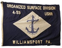 1953 Navy Reserve OSD Flag Williamsport Pa
