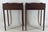 Pair of Miniature Cherry Butlers Tables