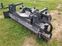 NEW 2021 Skid Steer Power Rake Attachment 72"