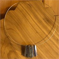 Mother of Pearl / Abalone Shell Collar Necklace