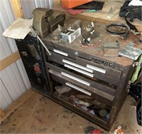 Kennedy tool chest with Wilton vise attached
