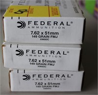 60 rnds Federal 7.62x51mm 149 grn/.308