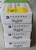 80 rnds  Federal 7.62x51mm 149 grn/.308