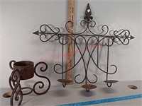 Iron decor / candle holders
