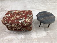 Footstool/Ottoman- 2 Pieces