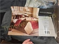 7pc King Warren Microsuede Comforter Set Red