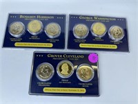 Presidential Coin Sets (3)