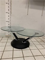 Unique glass end table