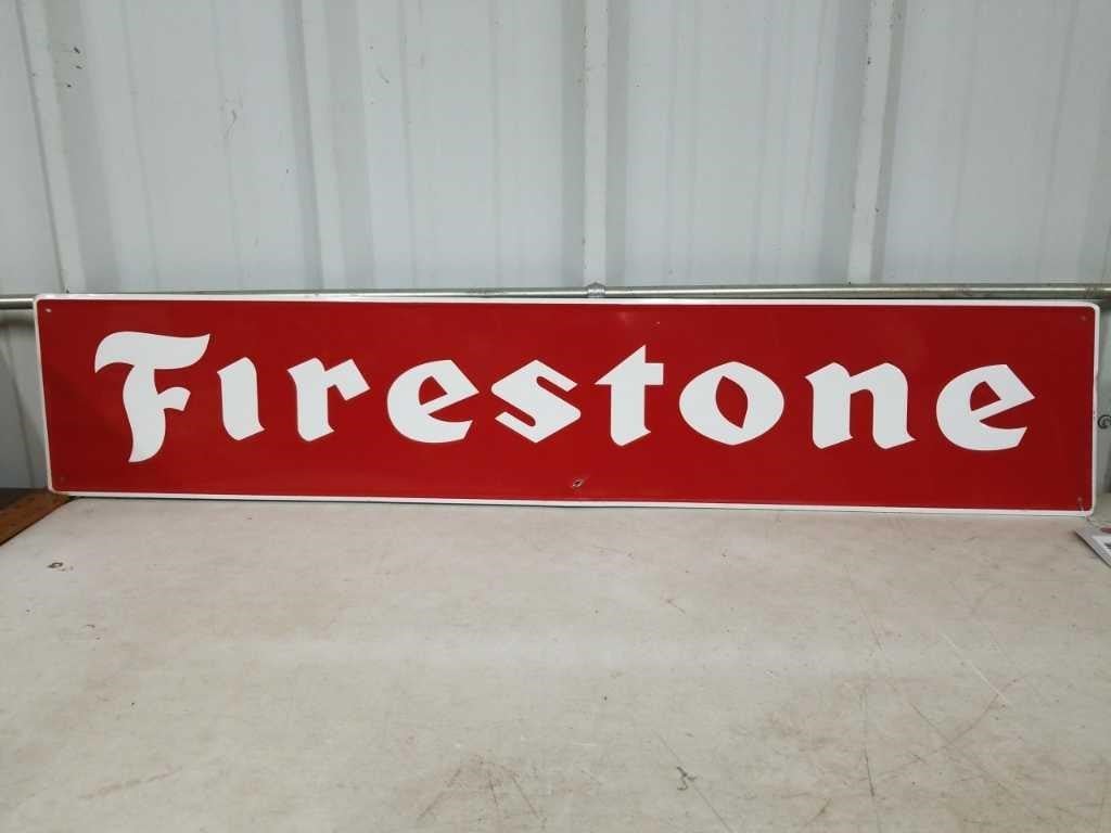 FIRESTONE SIGN - 10 X 47