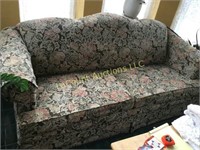 Flexsteel 84" sleeper sofa floral pattern great co