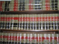 Large collection of law books