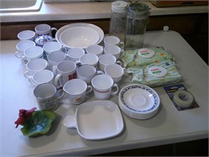 Corelle plates, cups