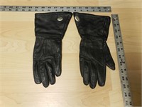 Harley Davidson, Women's Leather Gloves,Medium