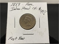 1859 Indian Head Penny