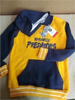 New Nashville predators hoodie size youth large