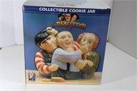 Vintage Clay art The Three Stooges Cookie Jar