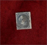 CANADA 1875 USED QV 15 CENT LARGE QUEEN # 30b