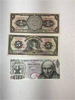 Currency from Mexico
