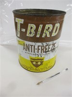 T. BIRD ANTI FREEZE TIN