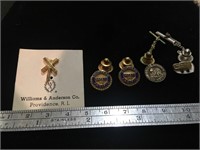 (4) Railroad Safety Pins & (1) Service Pin