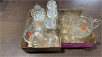 2 Flats of 30 Assorted Glassware Pieces including