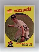 1959 Topps #415 Bill Mareroski HOF Pirates