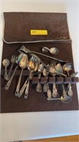 MISC. FLATWARE PIECES INCLUDING BABY SPOONS