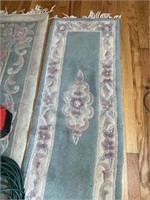 Pair of oriental style floor rugs, 58x98in, 19x52i