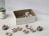 Several rolls of Radio Shack 62/36/2 and 60/40