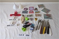 MAGNETS, CHIP CLIPS AND KITCHEN STUFF