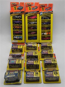 (J) Matchbox cars