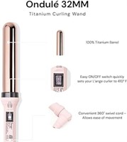 $78 L'ANGE HAIR Ondulé Titanium Curling Wand |