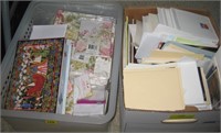 2 Boxes of Stationary-Greeting Cards