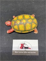 Tin Litho turtle toy