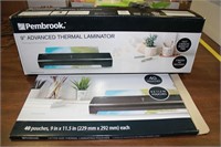 9” THERMAL LAMINATOR WITH POUCHES