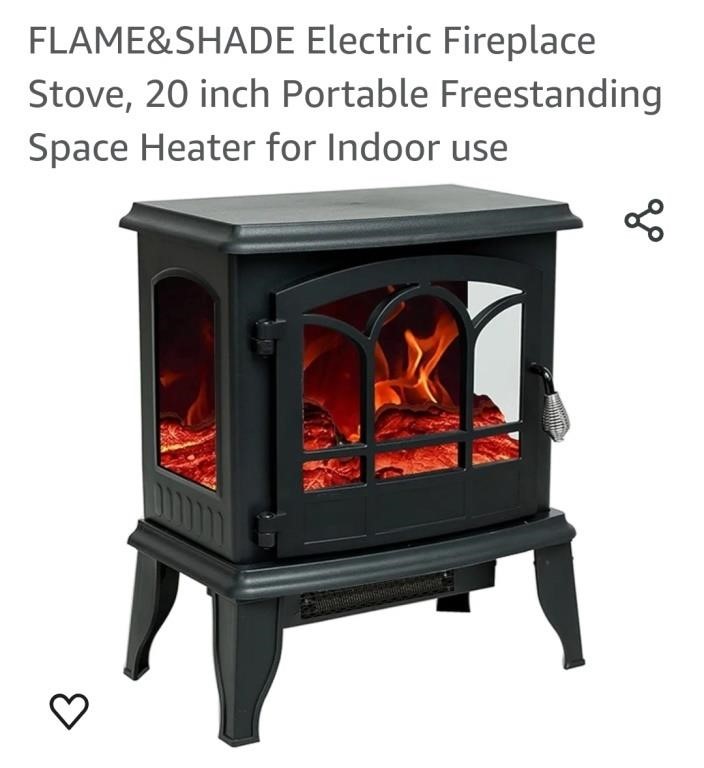 New 20 inch Electric Fireplace Space