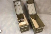 (2) Ammo Cans and (5) Boxes .30 Cal. Ammunition