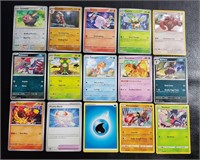 Pokemon Trading Cards with 5 Halos