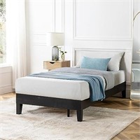 12 Inch Solid Wood Platform Twin Bed