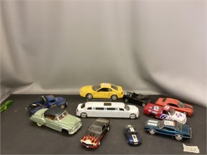 Assorted model cars
