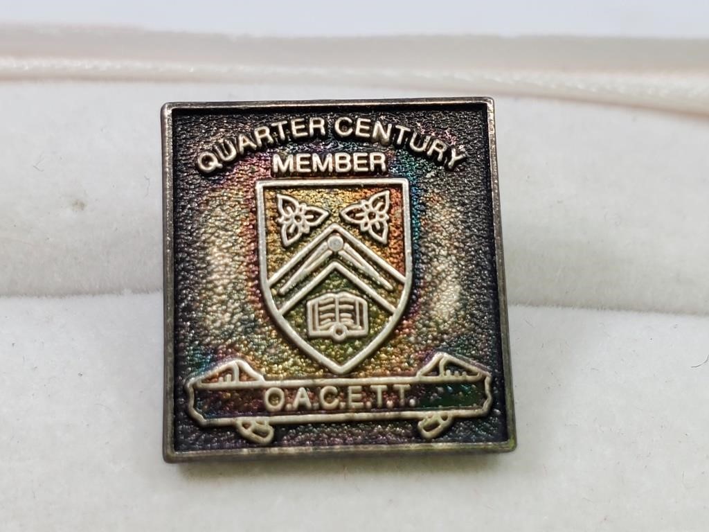 O.A.C.E.T.T Quarter Century Member Lapel Pin