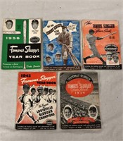 5 Louisville Slugger Year Books 1939,40,41,42,56