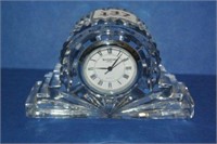 Waterford Crystal Quartz Nightstand Clock