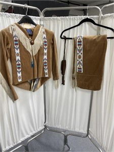 Child's Corduroy Native American Outfit