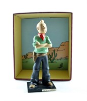 Tintin. Statuette Tintin en Amérique