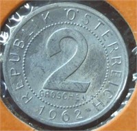 Uncirculated 1962 Austrian coin